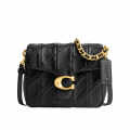 Coach Time Square Tabby Black Shoulder Bag-thumb-0