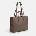 Coach Maggie Beige Tote Bag-thumb-1