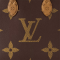 Louis Vuitton Onthego MM Brown Tote Bag-thumb-3
