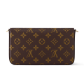 Louis Vuitton Felicie Brown Shoulder Bag-thumb-2