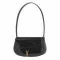 YSL Voltaire Patent Leather Black Shoulder Bag-thumb-1