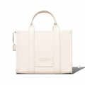 Marc Jacobs Canvas White Leather Tote Bag-thumb-2