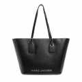 Marc Jacobs Canvas Black Leather Tote Bag-thumb-0