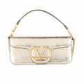 Valentino Locò Silver Crossbody Bag-thumb-0