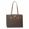 Michael Kors Ruby Large Logo Brown Tote Bag-thumb-0