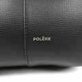 Polene Grained Black Leather Tote Bag-thumb-4
