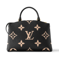 Louis Vuitton Montaigne Black Leather Bag-thumb-2