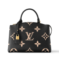 Louis Vuitton Montaigne Black Leather Bag-thumb-0