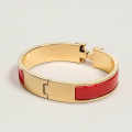 Hermes Red Clic H Bracelet-thumb-1