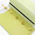 Van Cleef Alhambra Gold Clover Gold Color Bracelet-thumb-0