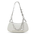Marc Jacobs The Star Charm Leather White Shoulder Bag-thumb-0