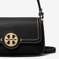 Tory Burch Small Felix Two Way Hanging Black Handbag-thumb-3