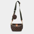 Louis Vuitton Multi Pochette Brown & Green Sling Bag-thumb-2