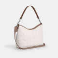 Coach Emboss Laurel White Hobo Bag-thumb-1