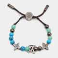 Louis Vuitton Blue Stone Adjustable String Bracelet-thumb-0