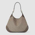 Gucci B Hobo Beige Shoulder Bag-thumb-0