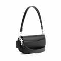 Coach Emmy Black Saddle Bag-thumb-1