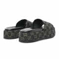 Gucci Black Premium Quality Women's Flat Sandals-thumb-2