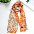 Loewe Anagram Orange Scarf-thumb-0