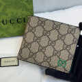 Gucci Brown & Green Premium Compact Wallet-thumb-0