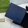 Gucci Navy Blue Premium Compact Wallet-thumb-0