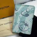 Louis Vuitton Sky Blue Premium Pocket Organiser Wallet-thumb-0