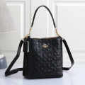 Coach Willow Emboss Black Bucket Bag-thumb-0