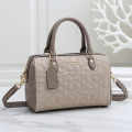 Coach CC Embossed Beige Speedy Bag-thumb-0