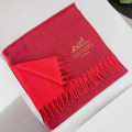 Hermes Premium Quality Red Silk Stole-thumb-0