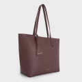 Charles & Keith Beryl Small Wine Tote Bag-thumb-1