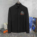 Gucci GG Embroidery Black Cotton Shirt-thumb-0