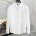 Prada Embroidery White Cotton Shirt-thumb-0