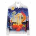 Casablanca Midnight Acropolis Silk Shirt-thumb-0