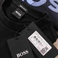 Boss Embroidery Black Cotton Sweatshirt-thumb-3