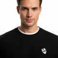 Emporio Armani Black Cotton Sweatshirt-thumb-1