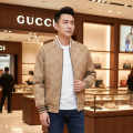 Gucci Jumbo GG Canvas Beige Jacket-thumb-1