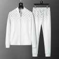 Louis Vuitton Monogram White Premium Luxury Tracksuit-thumb-0