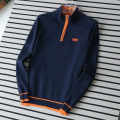 Hermes Blue High-End Authentic Quality Pullover-thumb-0