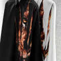 Gucci Tiger Claw & Eye Graphic Black Cotton Shirt-thumb-3
