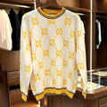 Gucci GG Shadow Logo Wool White Jacquard Pullover-thumb-2