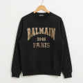 Balmain Paris Golden Logo Black Sweatshirt-thumb-0