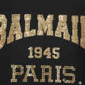 Balmain Paris Golden Logo Black Sweatshirt-thumb-2
