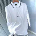 Hugo Boss White Premium Quality Full Sleeve Tees-thumb-1