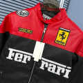 Ferrari F1 Racing Black & Red Leather Jacket-thumb-4