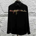 Dolce & Gabbana AK-47 Gun Print Black Premium Shirt-thumb-3