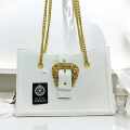Versace Couture Large White Shoulder Bag-thumb-0