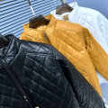 Burberry Quilted YellowBomber Jacket-thumb-4