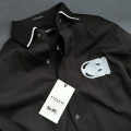 Coach Embroidered Black Premium Cotton Shirt-thumb-2