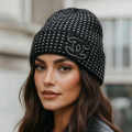 Chanel Black Cashmere Beanie-thumb-0