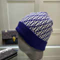 Fendi Blue Cashmere Beanie-thumb-2